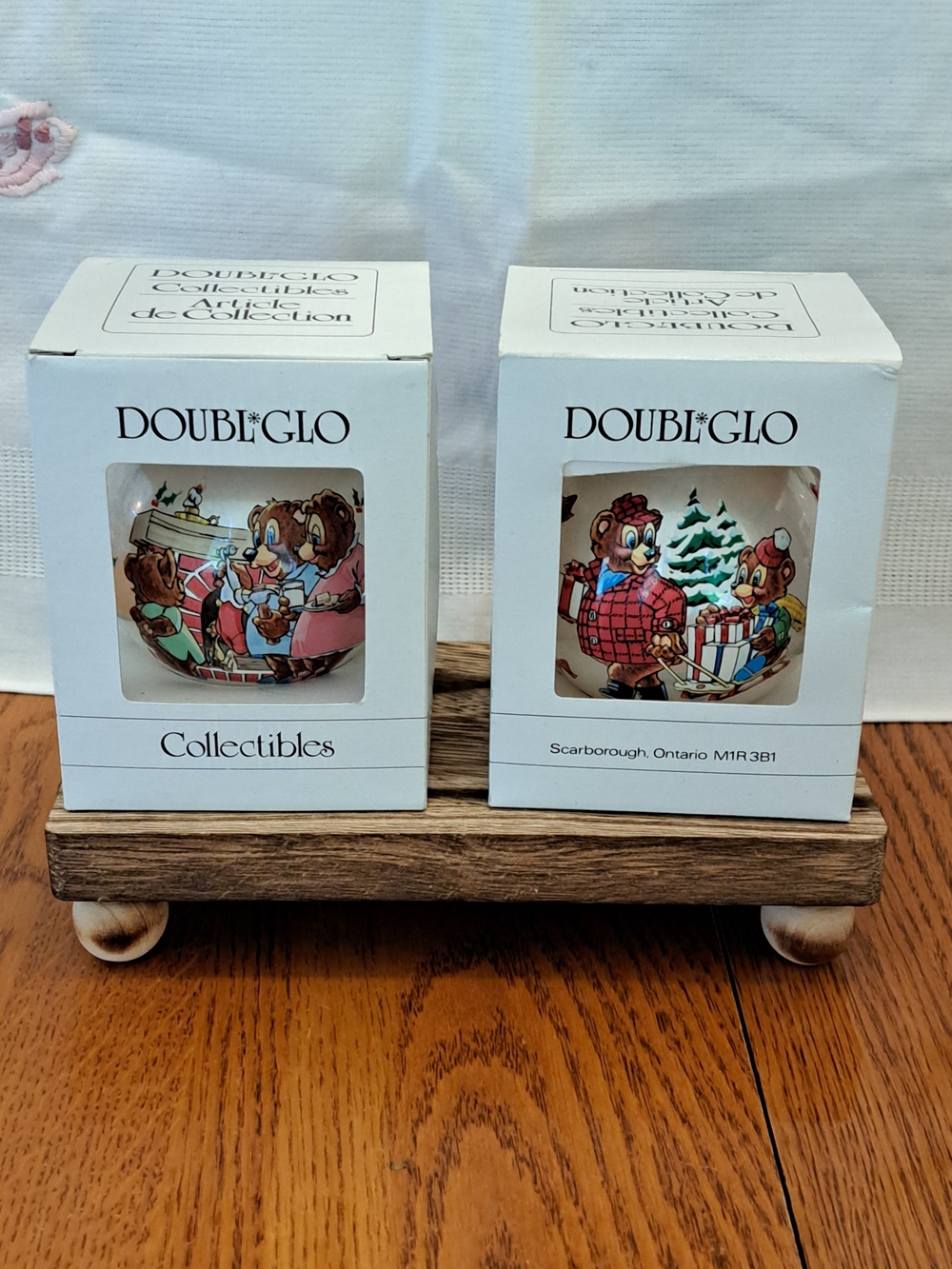 Vintage Doubl Glo Collectibles Holiday Ornament Set - Multicolor